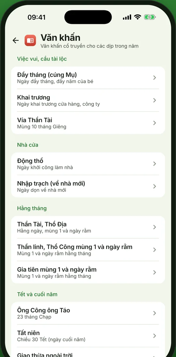 Danh sách văn khấn cổ truyền