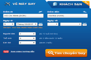 Thiết kế web bán vé máy bay tại Hà Giang